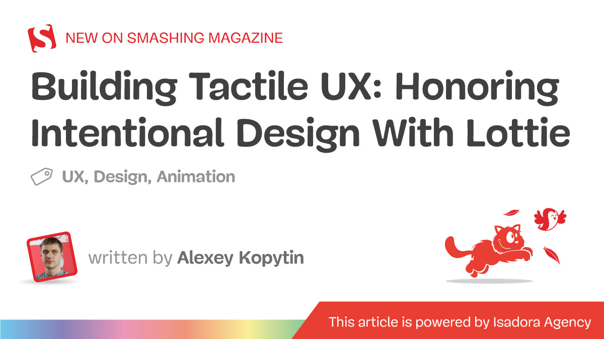 Building Tactile UX With Lottie Animations and Distance-Based Math